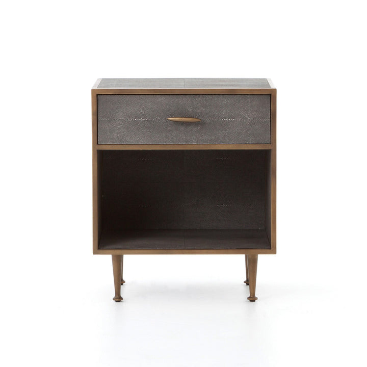 Four Hands - Shagreen Bedside Table - 107635-004 | American Home Furniture
