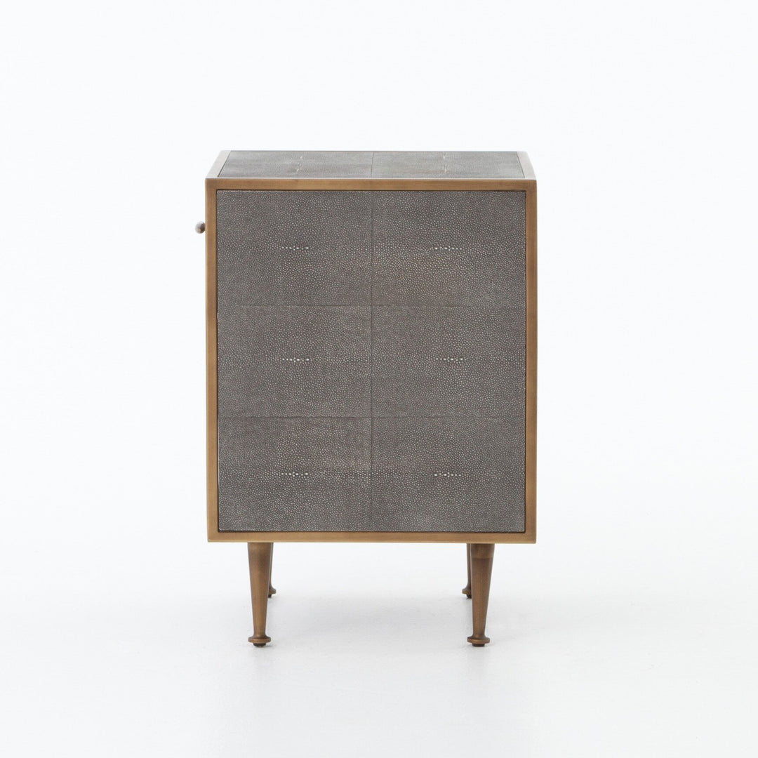 Four Hands - Shagreen Bedside Table - 107635-004 | American Home Furniture