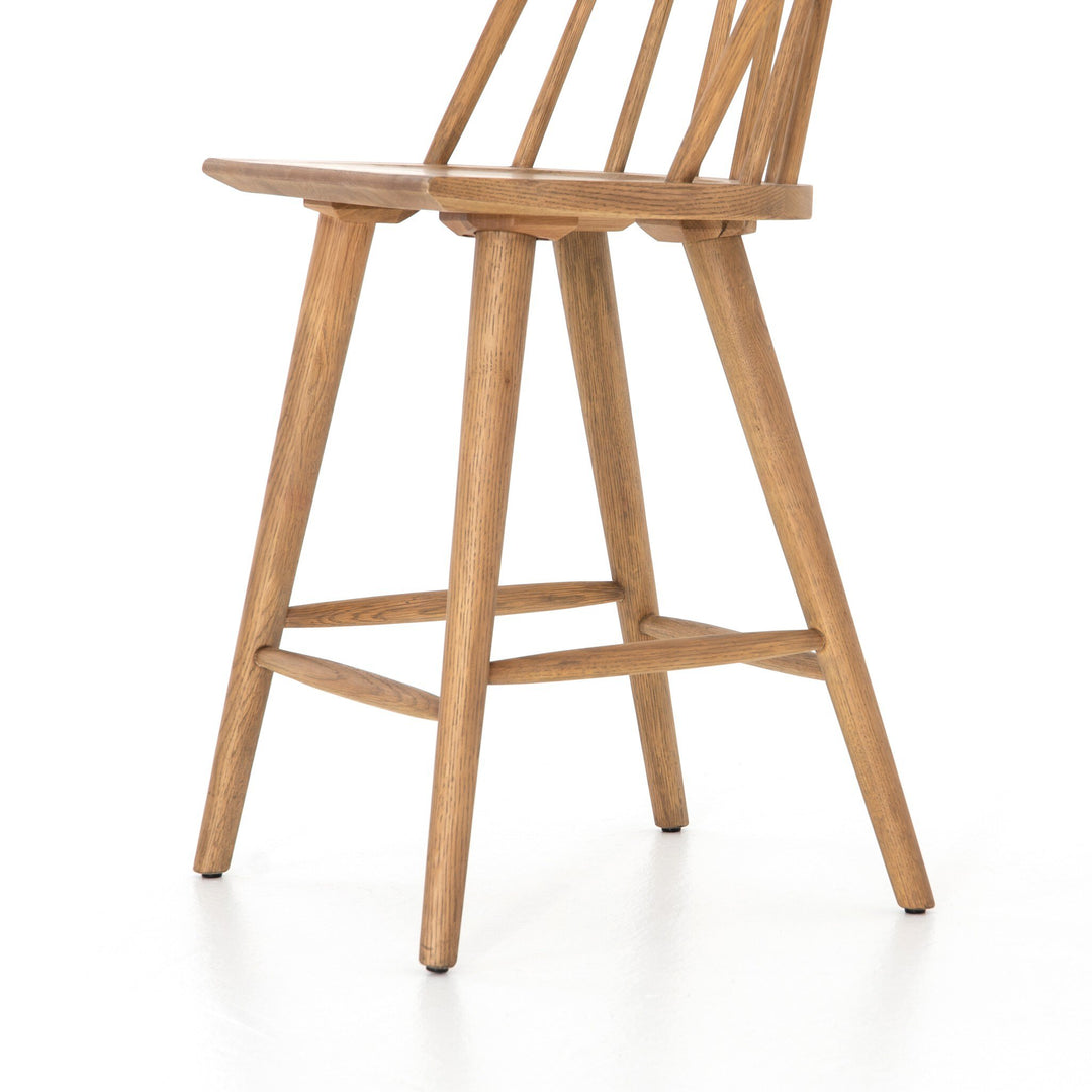Four Hands - Lewis Windsor Stool - 107651-017 | American Home Furniture