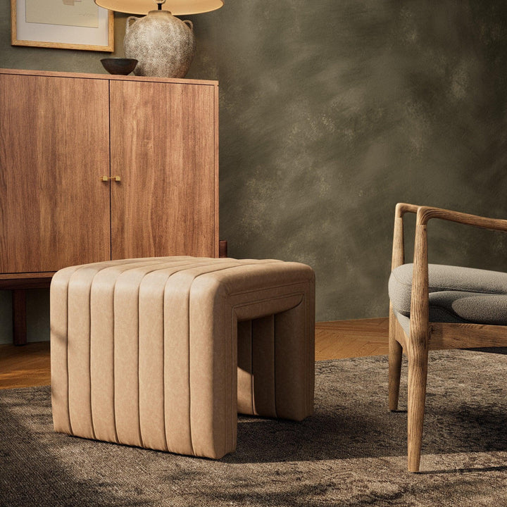 Augustine Ottoman-21" - AmericanHomeFurniture