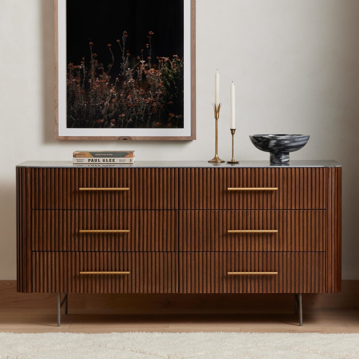 Four Hands - Fletcher 6 Drawer Dresser - 108725-001 | American Home Furniture