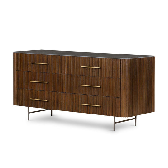 Four Hands - Fletcher 6 Drawer Dresser - 108725-001 | American Home Furniture