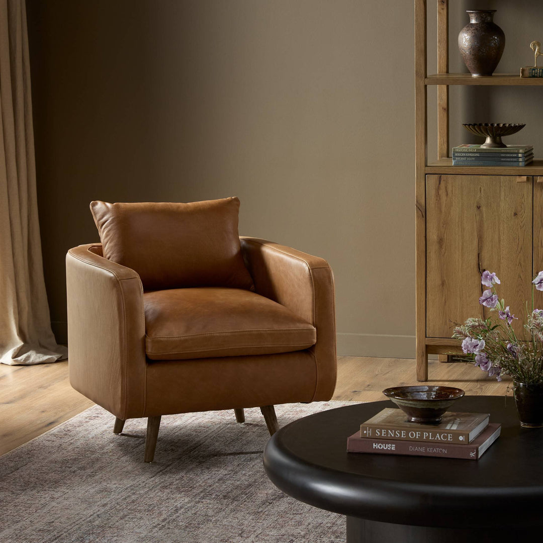 Four Hands - Kaya Swivel Chair - 108738-002 | American Home Furniture