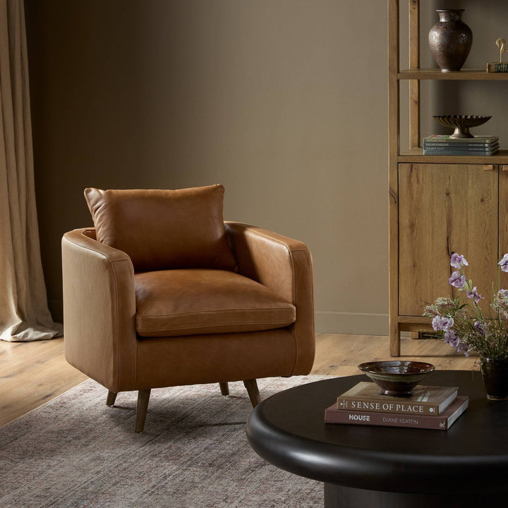 Four Hands - Kaya Swivel Chair - 108738-002 | American Home Furniture