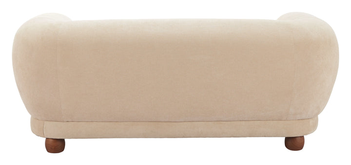 Boet Loveseat Taupe - AmericanHomeFurniture