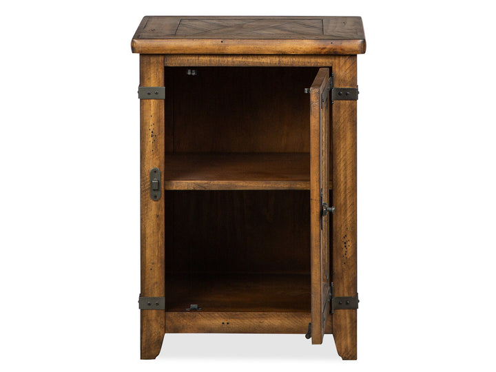 Chesterfield Farmhouse Timber Chairside End Table - T4717-10