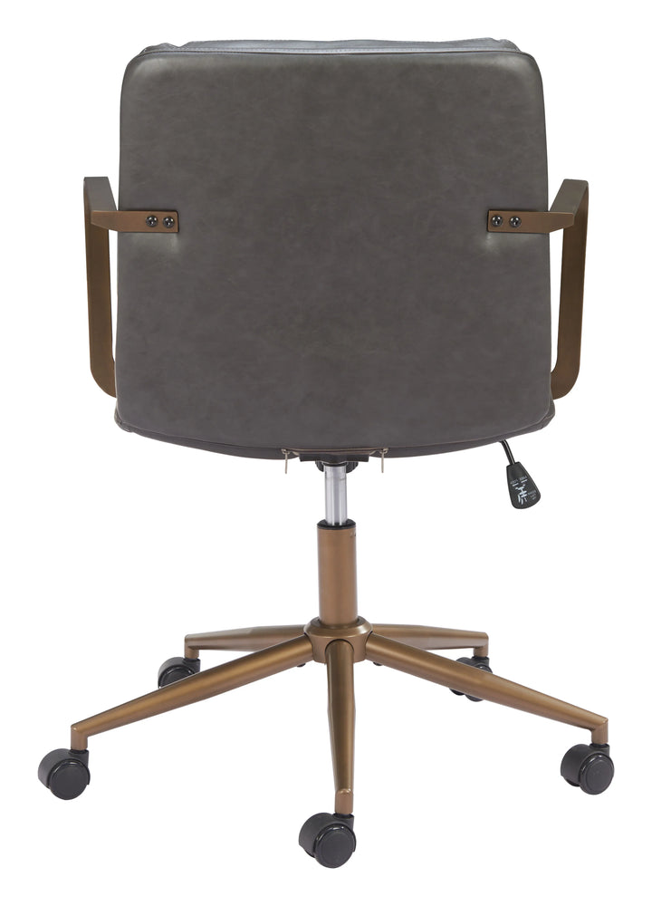 Birao Office Chair Gray - AmericanHomeFurniture
