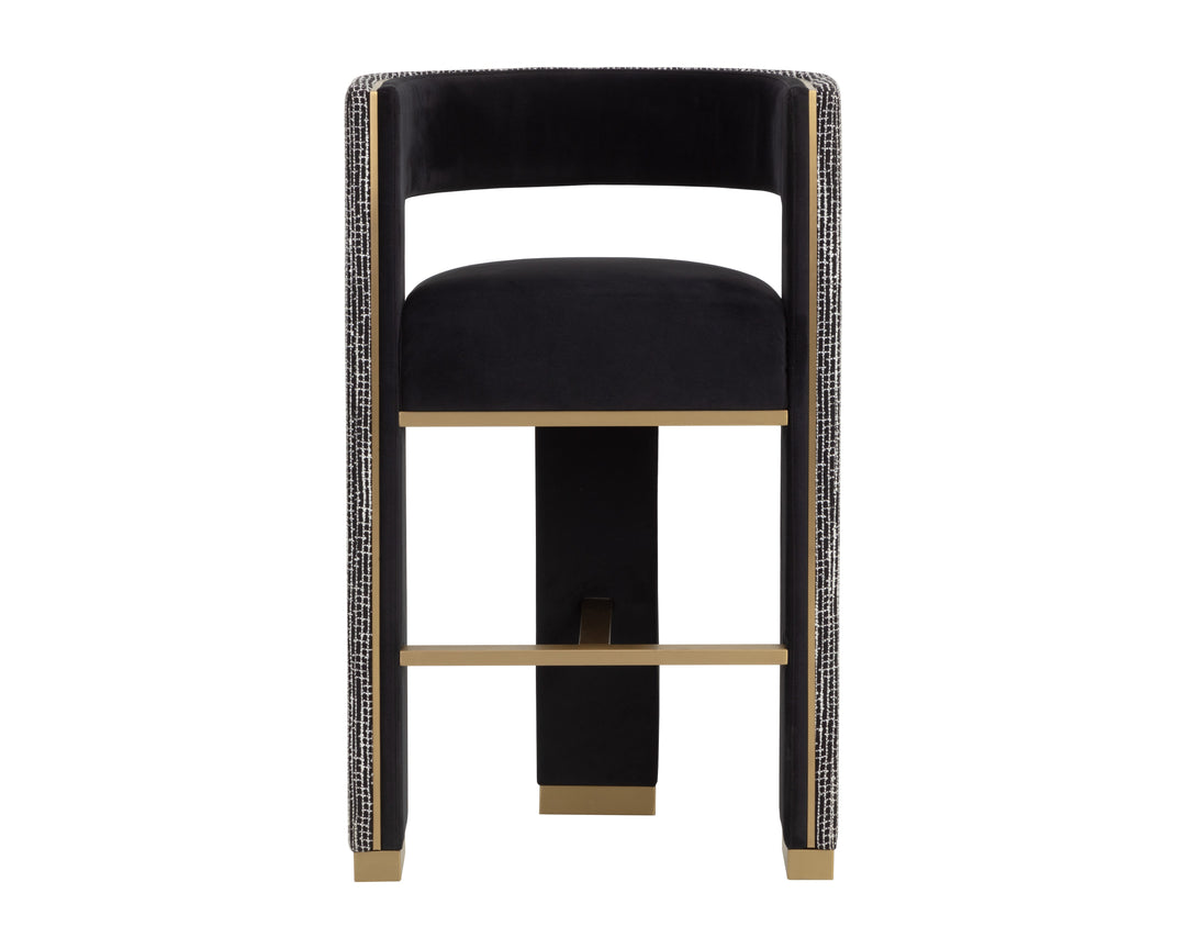Adamina Barstool - Abbington Black / Hobbes Night