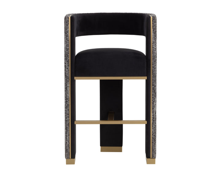 Adamina Barstool - Abbington Black / Hobbes Night