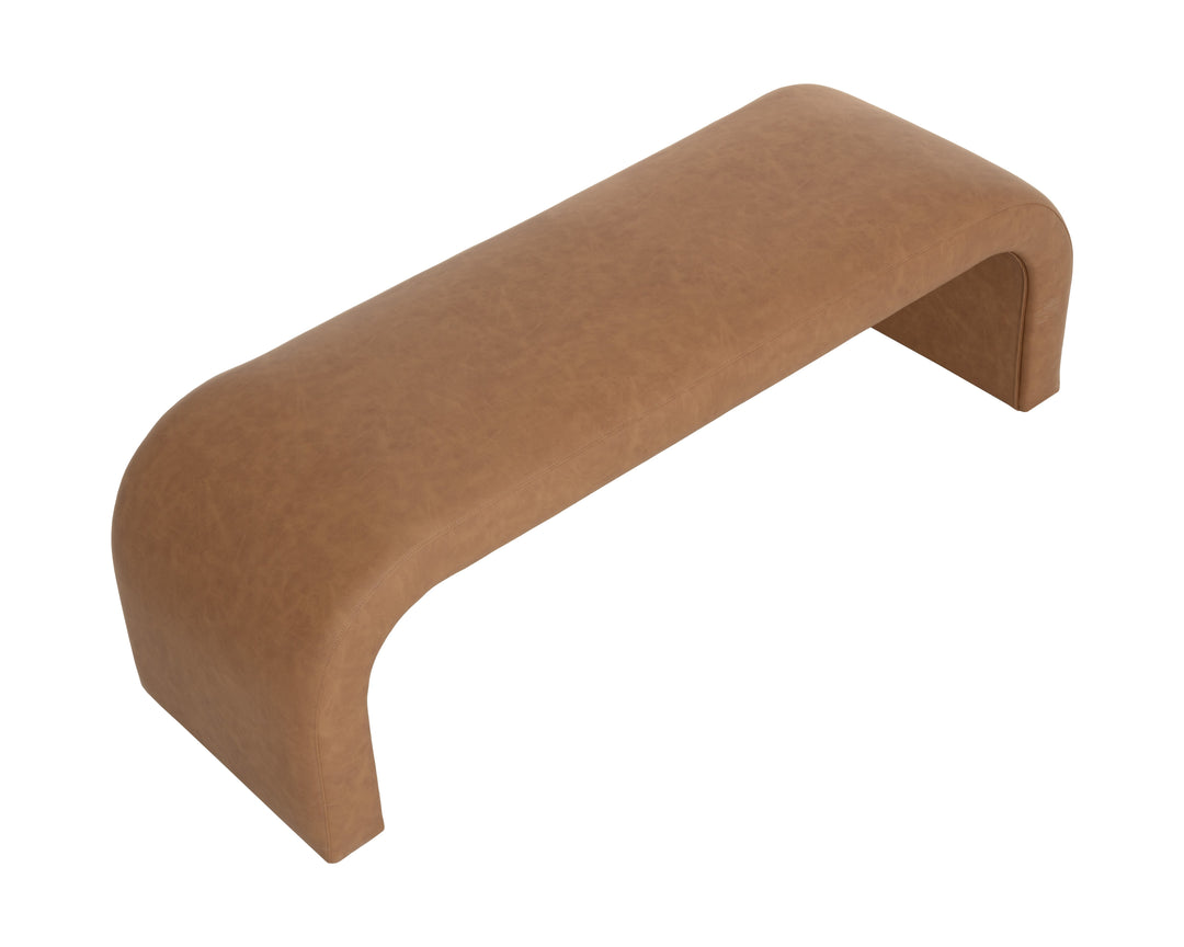 Nahara Bench - Milliken Cognac