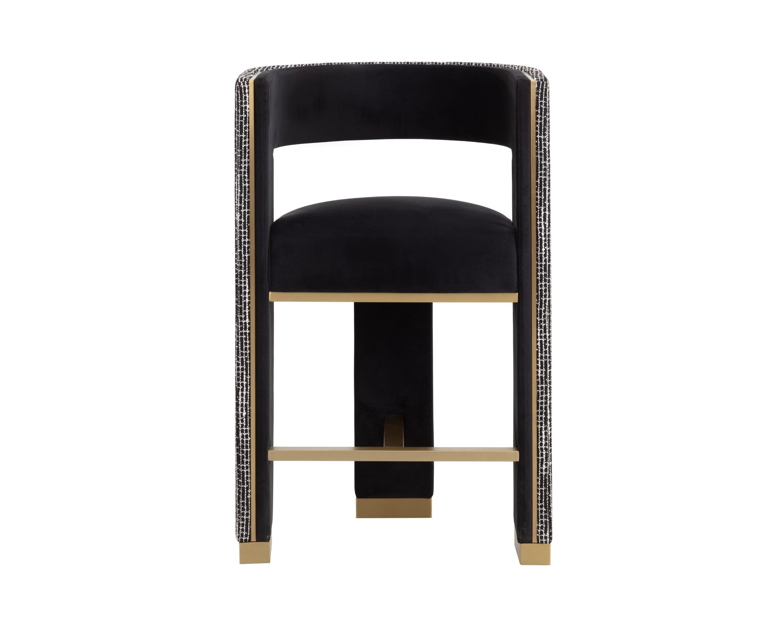 Adamina Counter Stool - Abbington Black / Hobbes Night