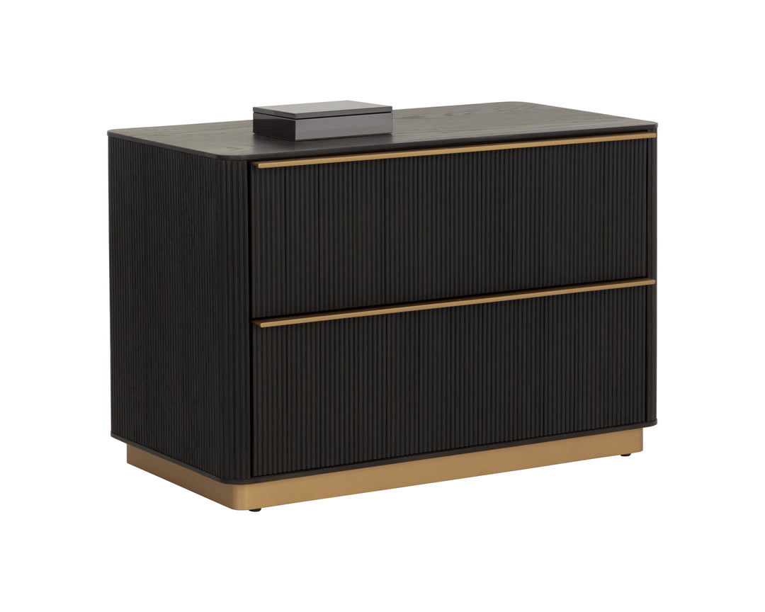 Kalla Nightstand - Large - Charcoal