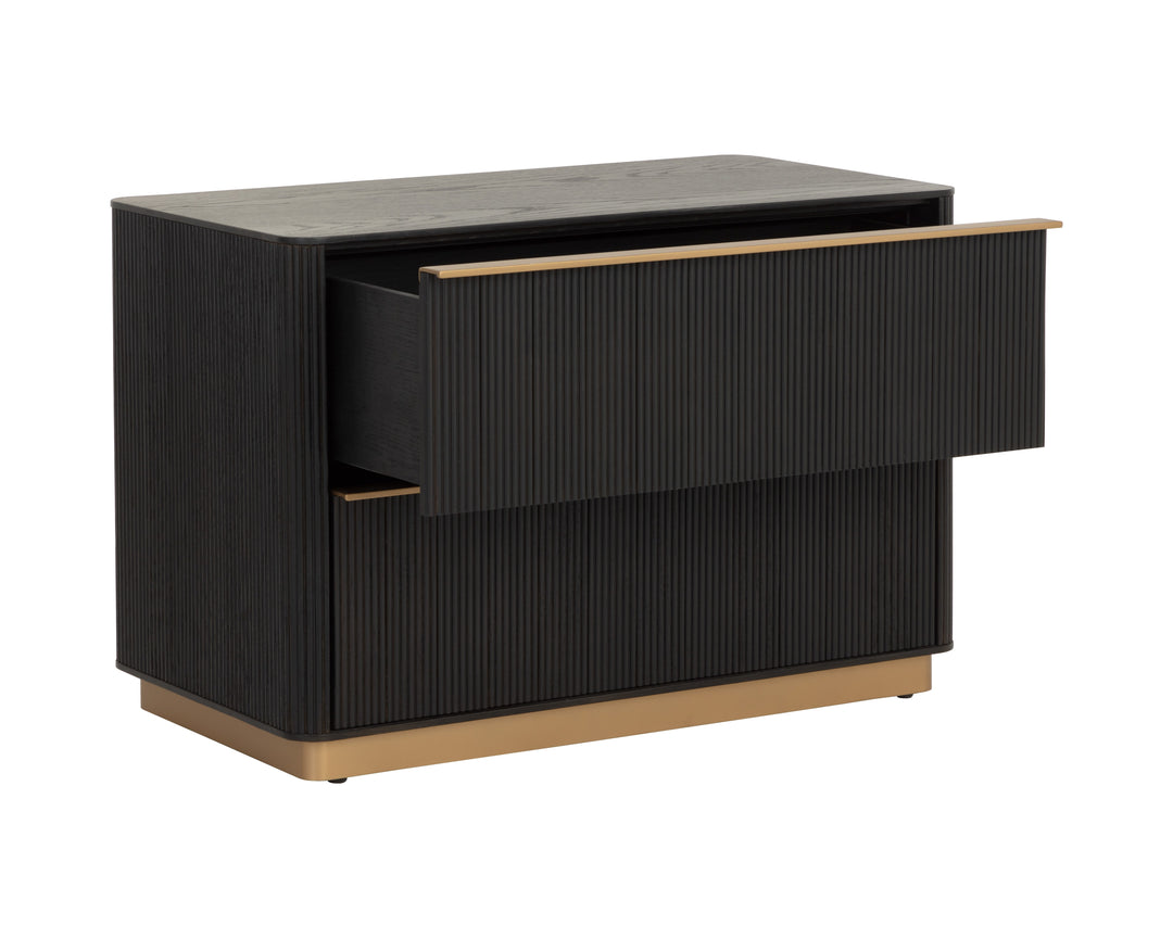 Kalla Nightstand - Large - Charcoal