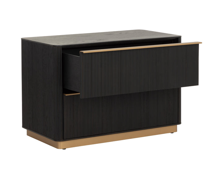Kalla Nightstand - Large - Charcoal