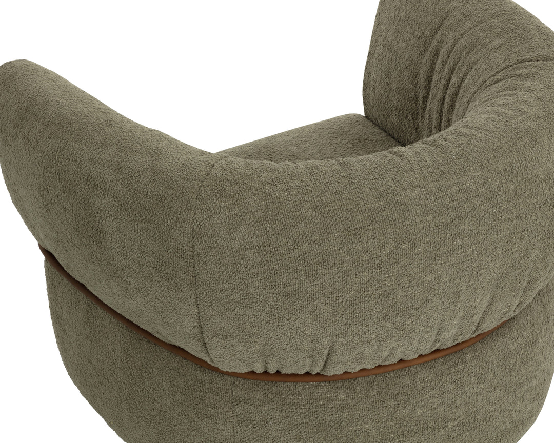 Davisville Swivel Armchair - Colorado Eucalyptus