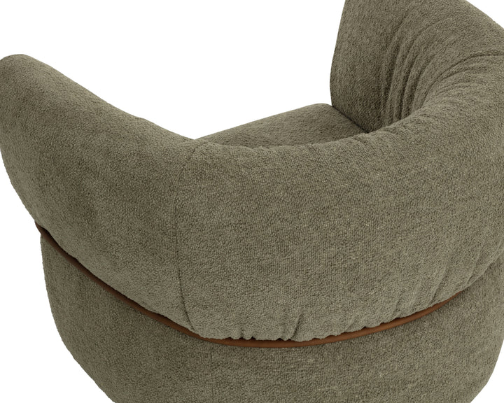 Davisville Swivel Armchair - Colorado Eucalyptus