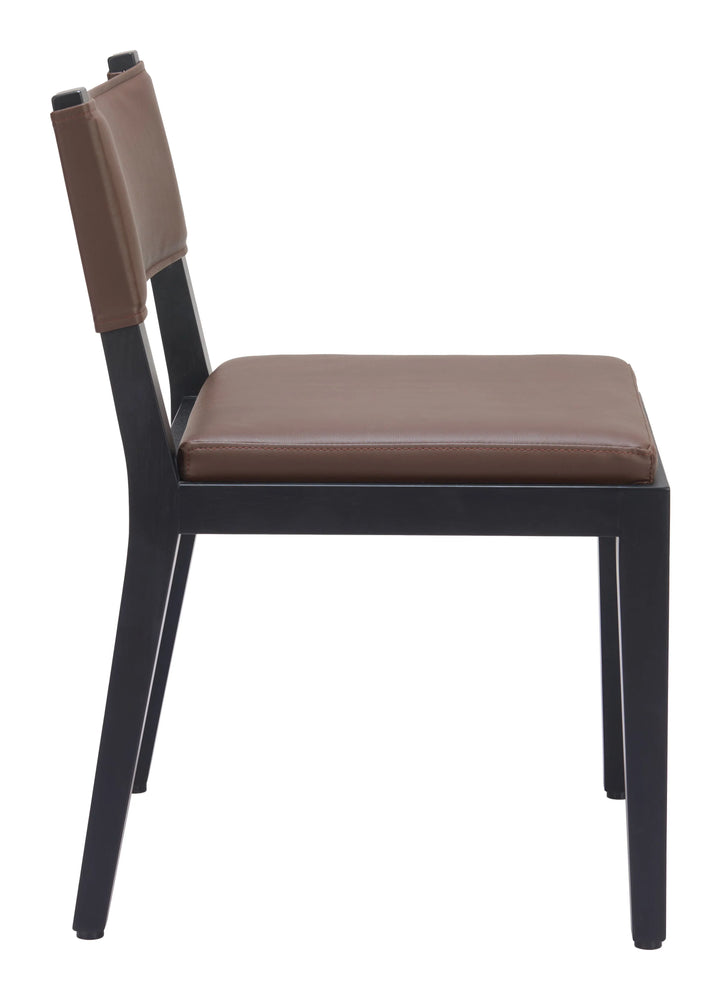 Roxas Dining Chair (Set of 2) Brown - AmericanHomeFurniture
