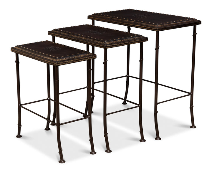 American Home Furniture | Sarreid - Noble Nesting Tables - Set Of 3