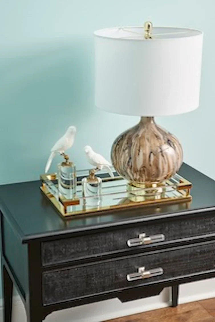 Chelsea House Parrot On Crystal 1 DECORATIVE OBJECTS