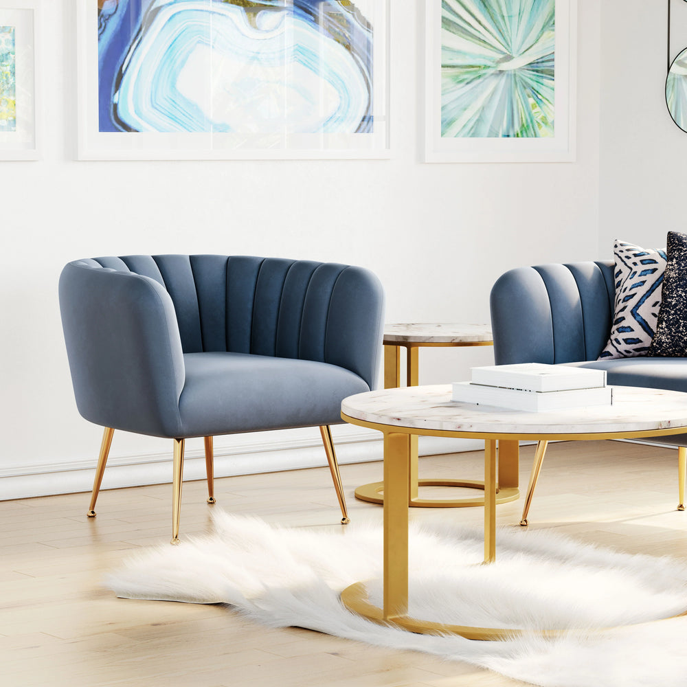 Deco Accent Chair Gray - AmericanHomeFurniture