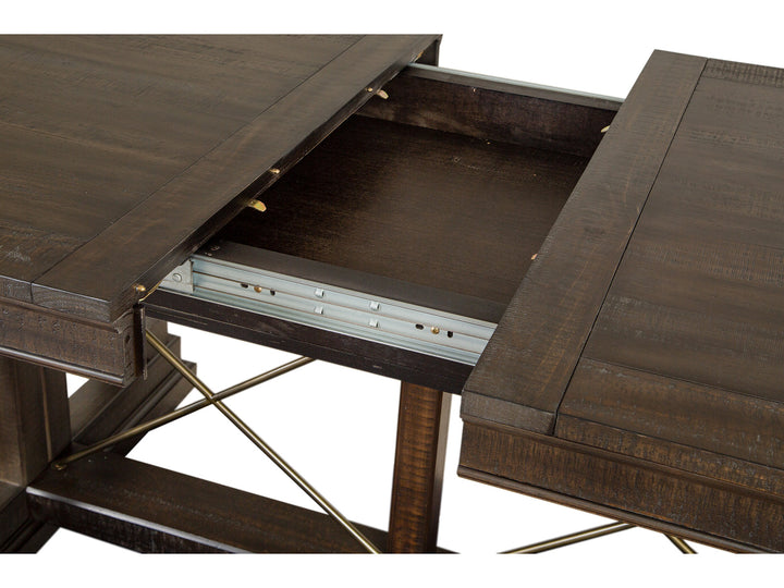 Westley Falls Graphite Extendable Trestle Dining Table - D4399-25