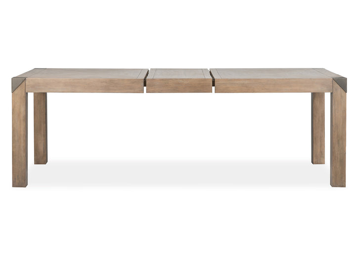 Ainsley Cerused Khaki Extendable Rectangular Dining Table - D5333-20