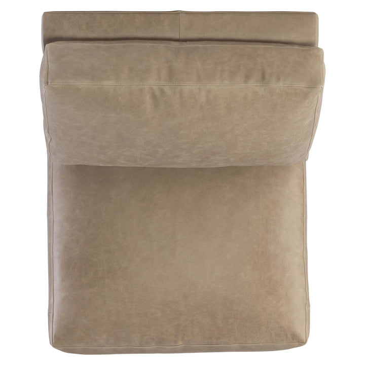 American Home Furniture Bernhardt Lars Leather Armless Chair