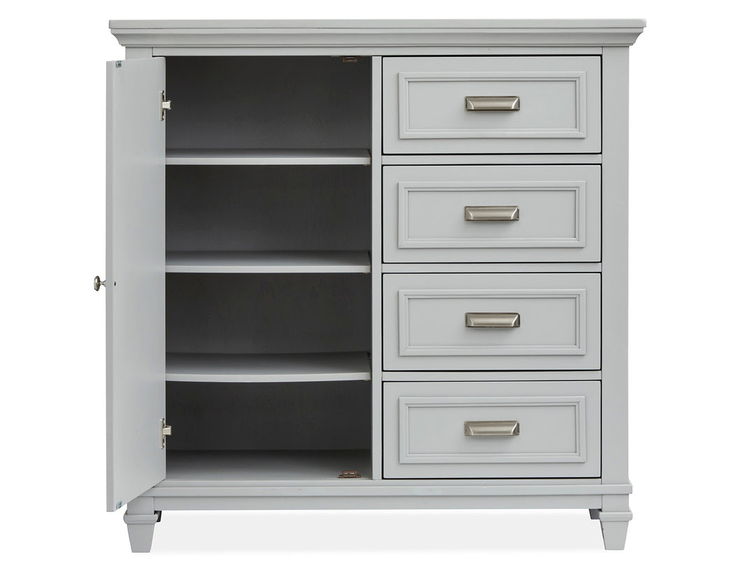 Charleston Harbor Gray Grey Door Chest - B5611-13GY