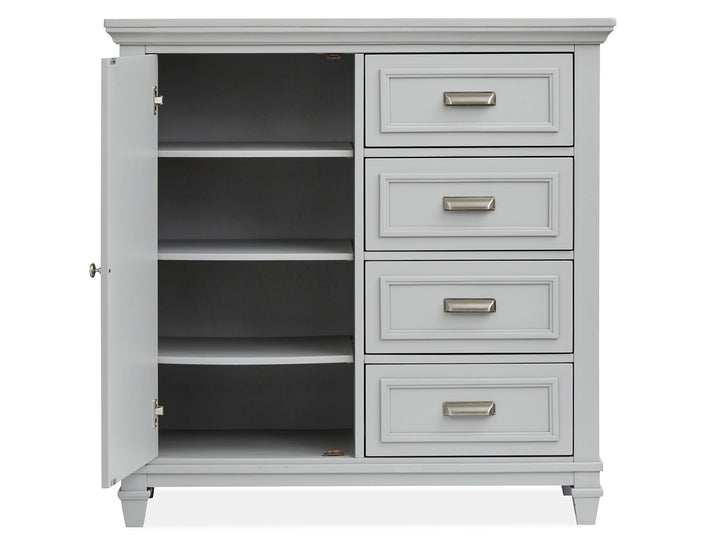 Charleston Harbor Gray Grey Door Chest - B5611-13GY