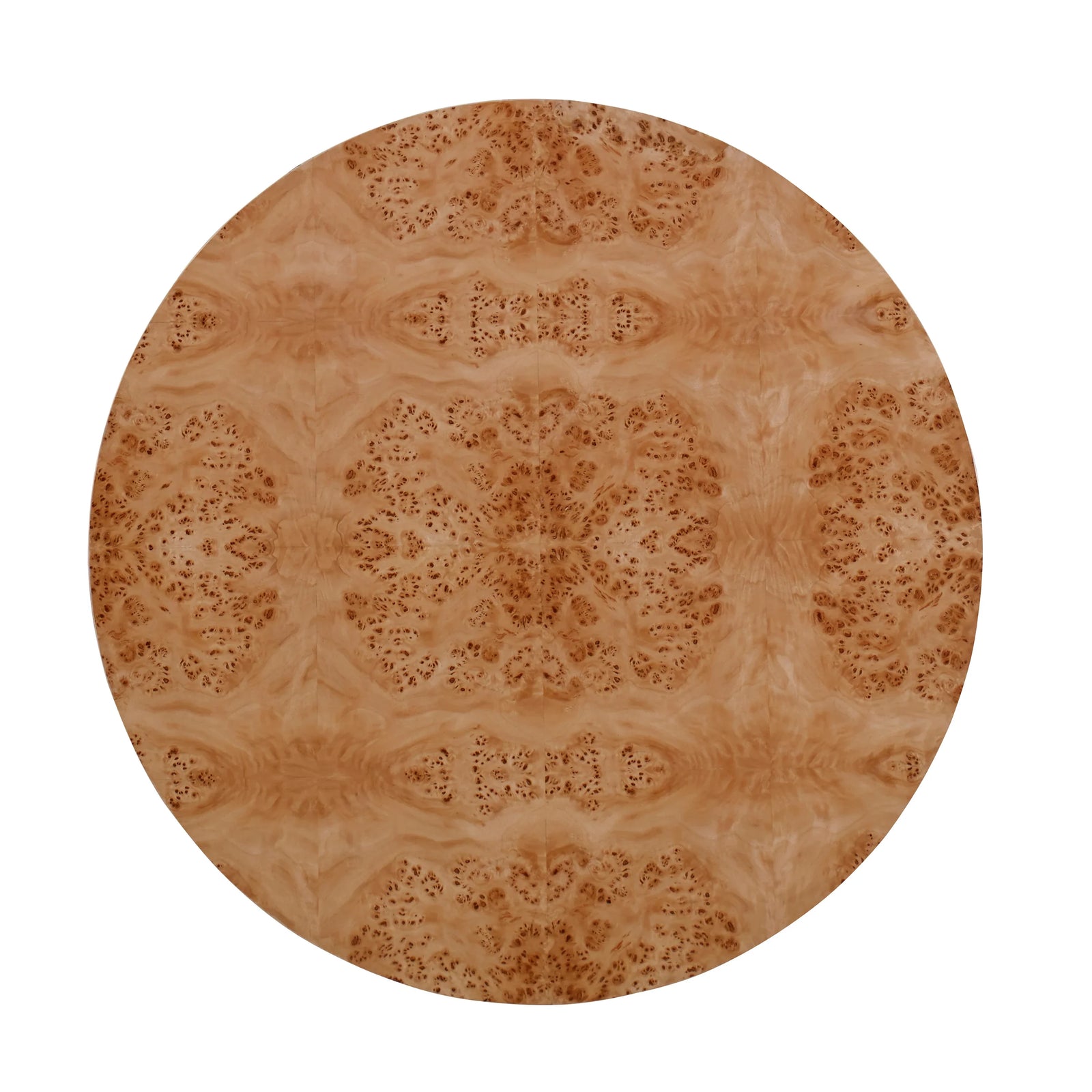 Ambella Home Burl Round End Table w/ Clear Coat ACCENT TABLES