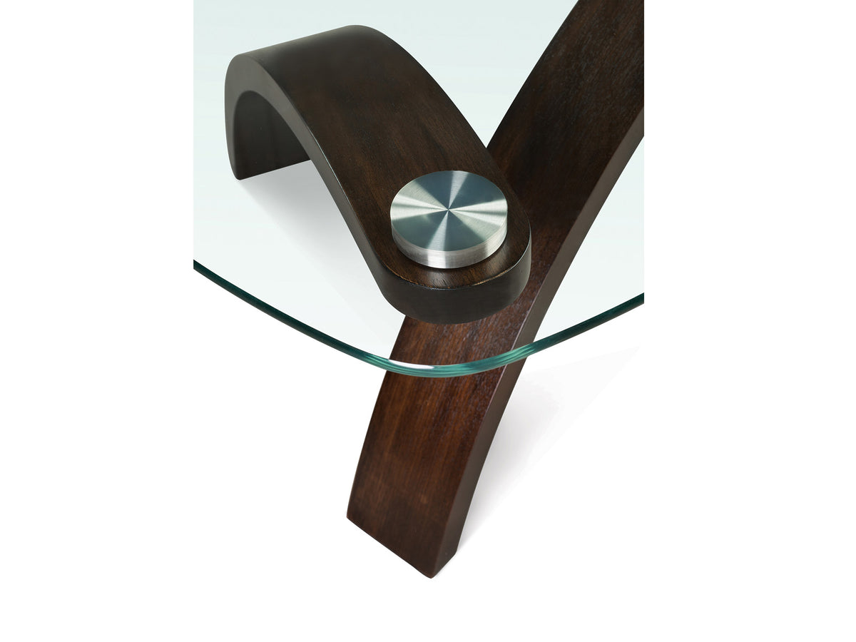 Allure Hazelnut Pie Shaped Cocktail Table - T1396-65