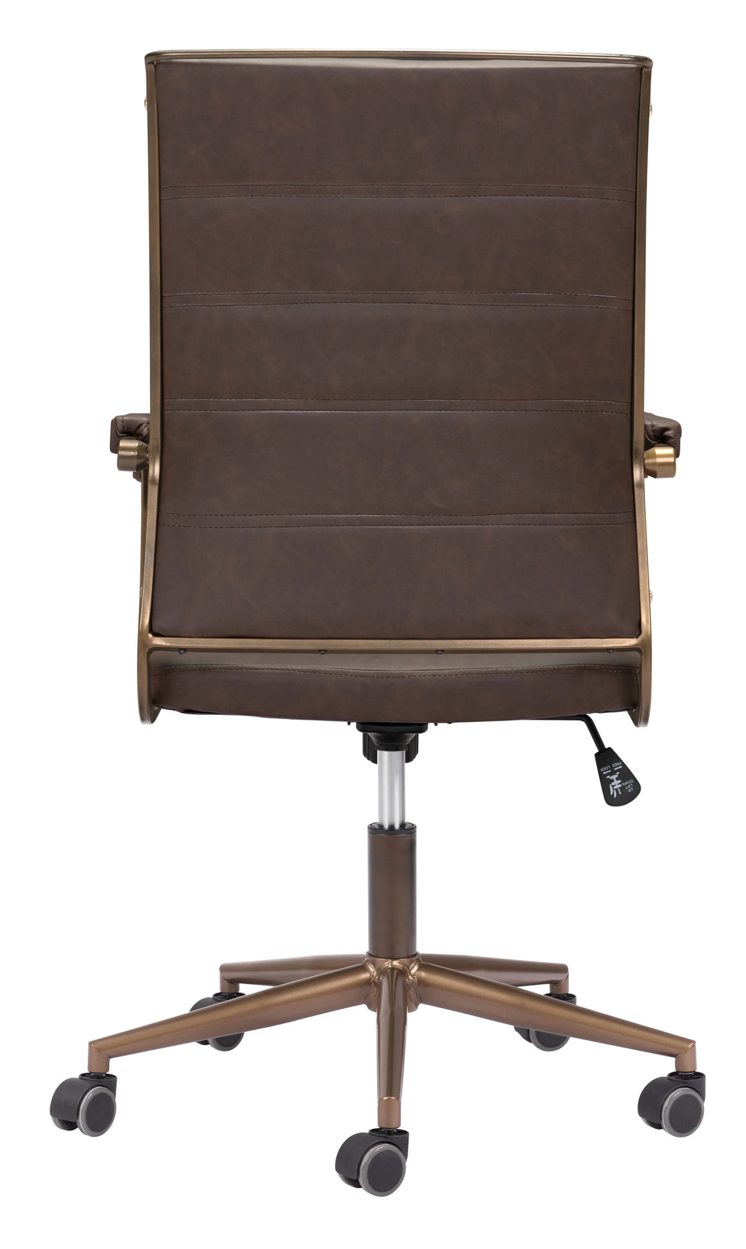 Auction Office Chair Espresso - AmericanHomeFurniture
