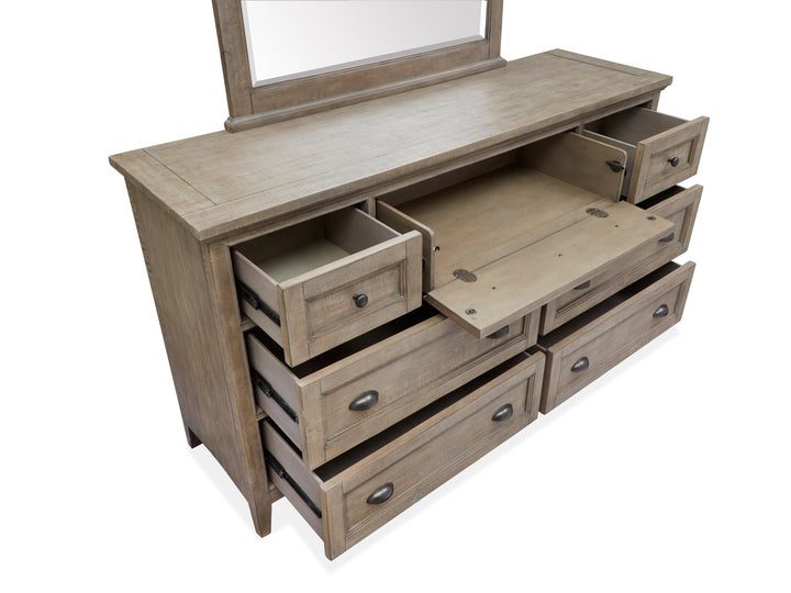 Paxton Place Dovetail Grey Drawer Dresser - B4805-20