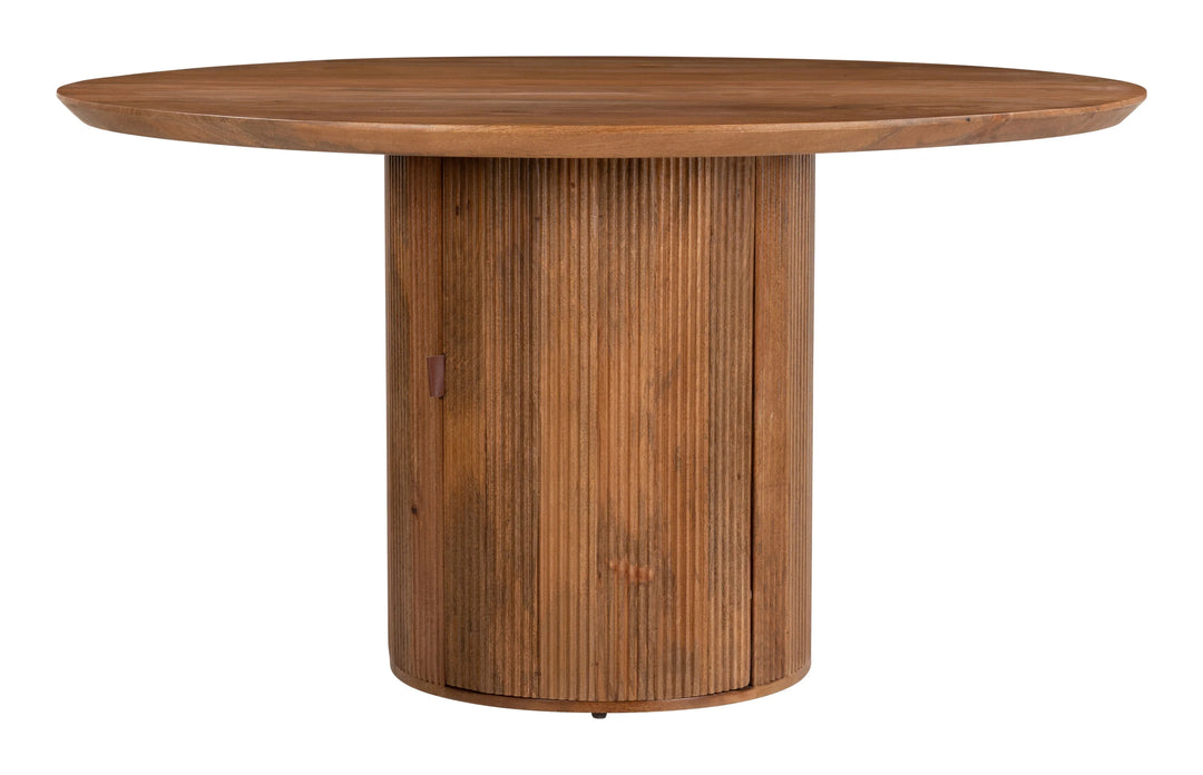 Izola Dining Table Brown - AmericanHomeFurniture