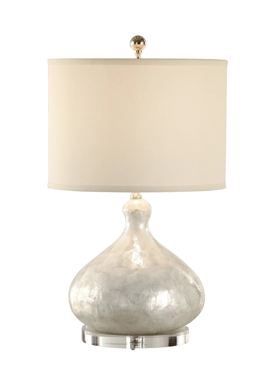 American Home Furniture Wildwood Capiz Shell Bottle Lamp