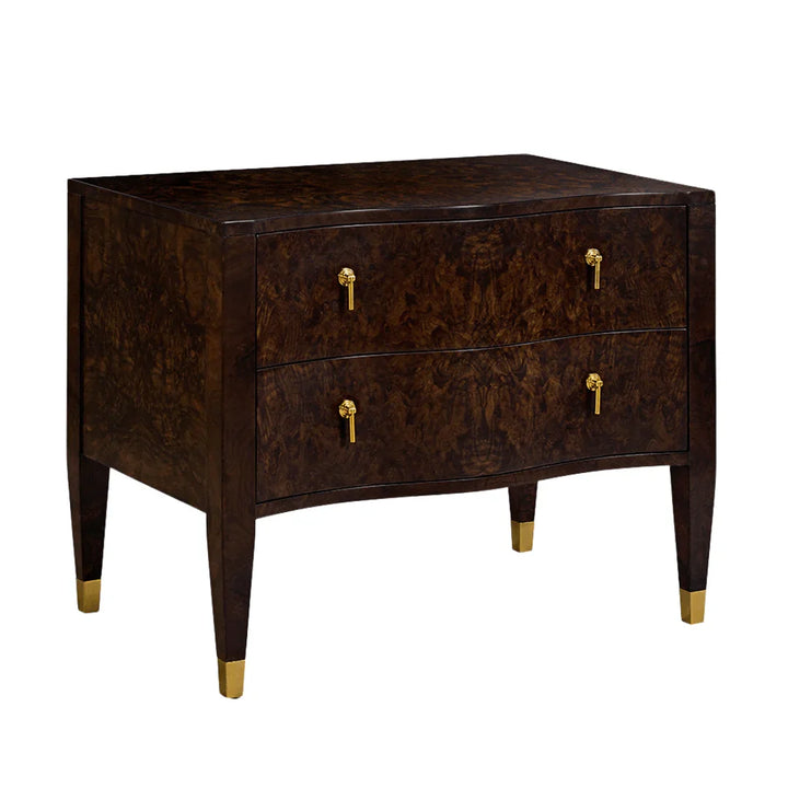 Serpentine Nightstand - AmericanHomeFurniture
