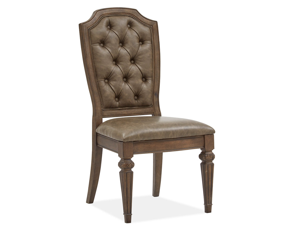 Durango Willadeene Brown Upholstered Side Chair - Set of 2 - D5133-63