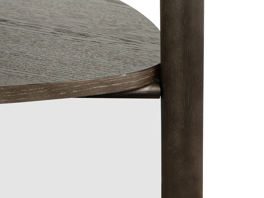 Hadleigh Black Coffee Bean Shaped Accent End Table - T5711-34