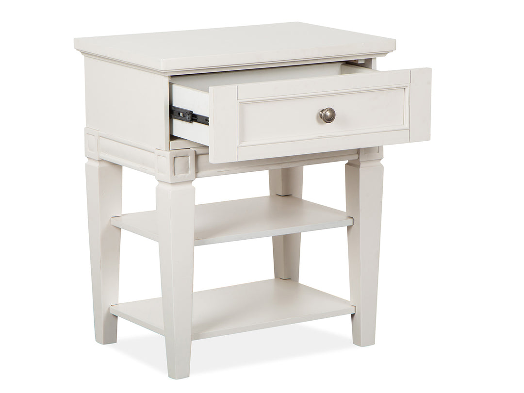 Willowbrook Egg Shell White Open Nightstand - B5324-05