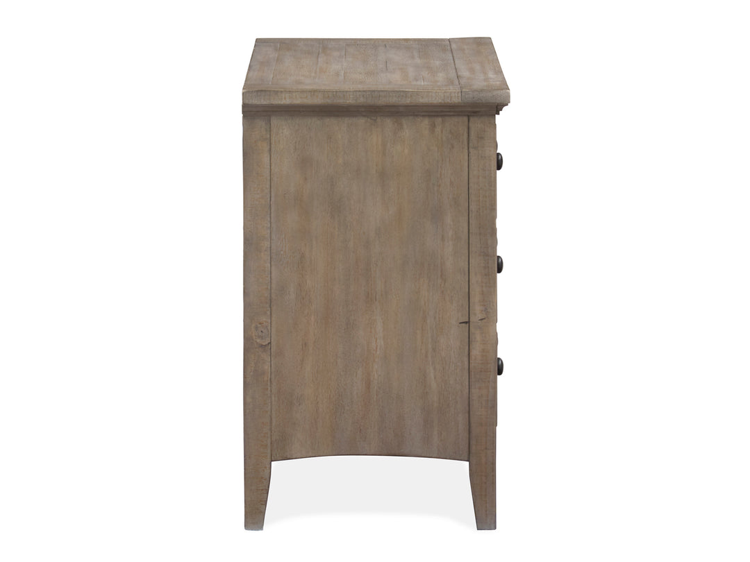 Paxton Place Dovetail Grey Drawer Nightstand - B4805-01