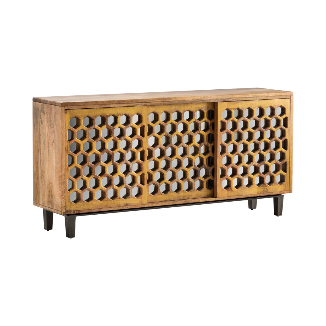 Bengal Manor Honeycomb Sideboard - AmericanHomeFurniture