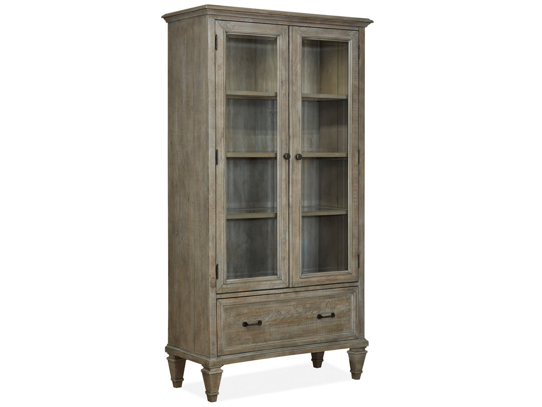 Lancaster Dovetail Grey Door Bookcase - H4352-22