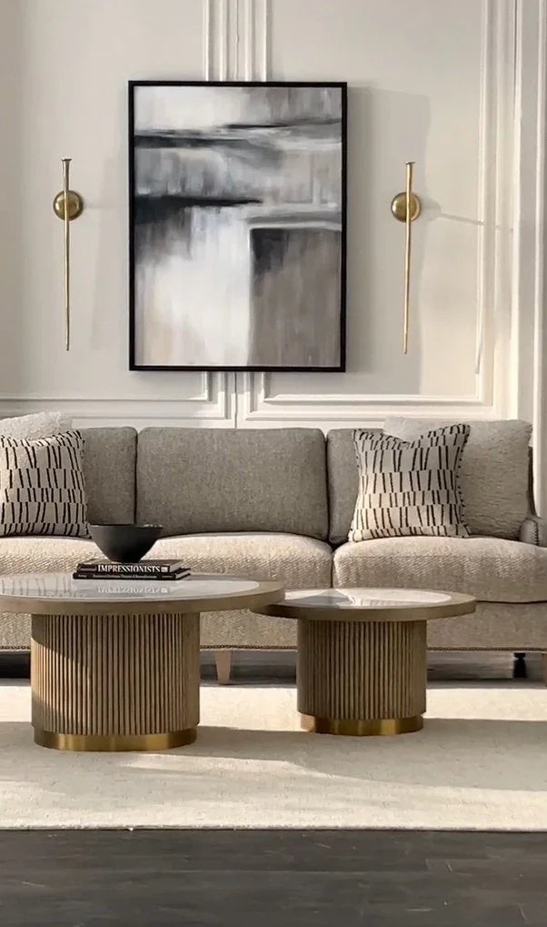 American Home Furniture Fairfield Chair Everett Small Round Bunching Cocktail Table