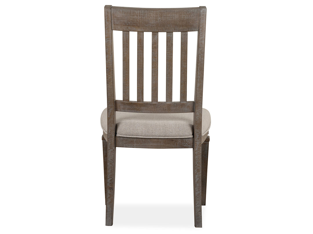Lancaster Dovetail Grey Upholstered Side Chair - Set of 2 - D4352-62