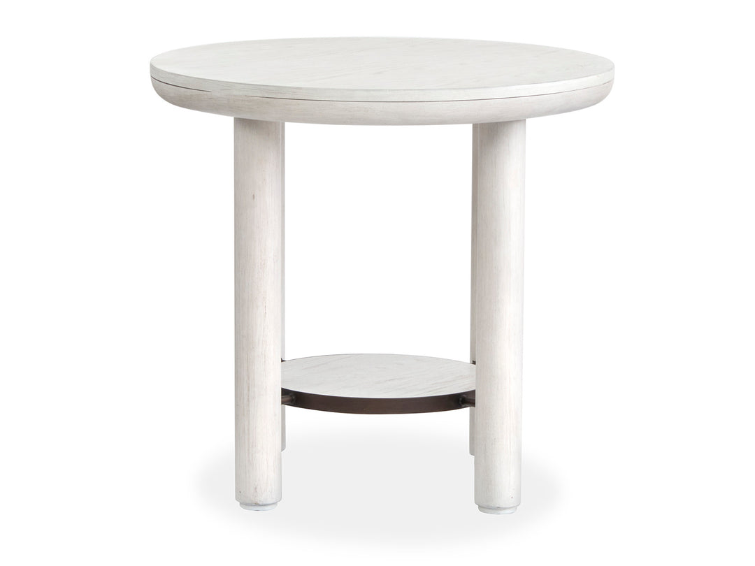 Sunset Cove Moonlight Pearl Round End Table - T5879-05