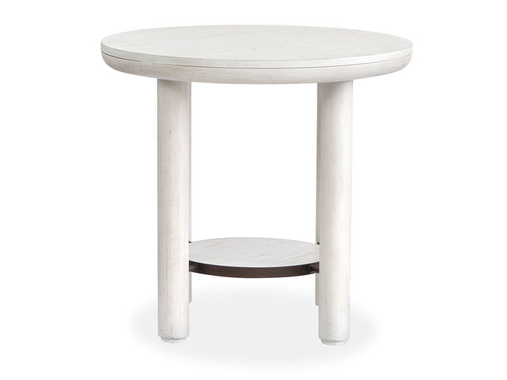 Sunset Cove Moonlight Pearl Round End Table - T5879-05