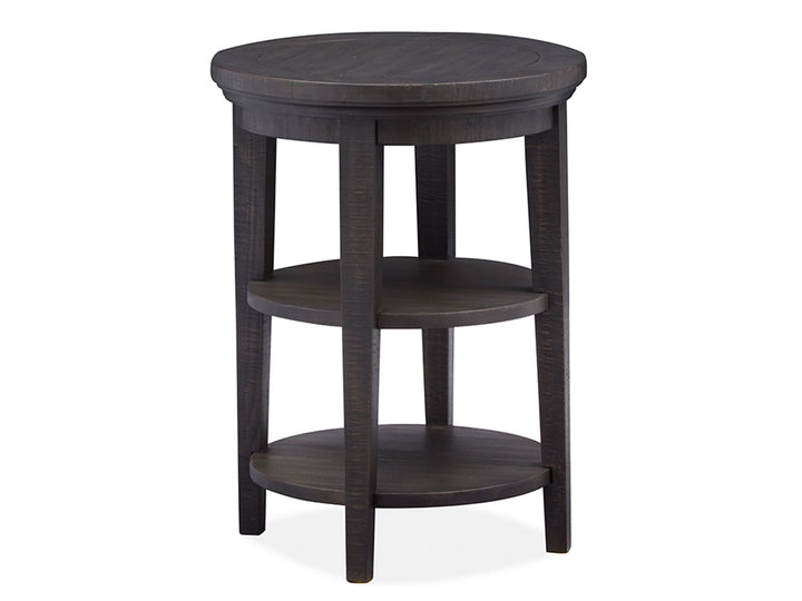 Westley Falls Graphite Round Accent End Table - T4399-35