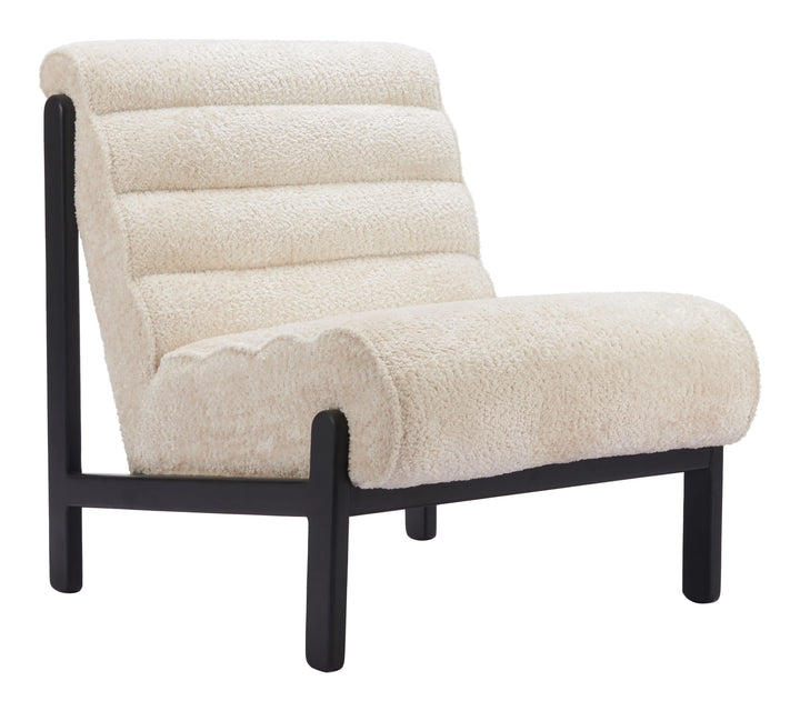Maki Accent Chair Beige - AmericanHomeFurniture