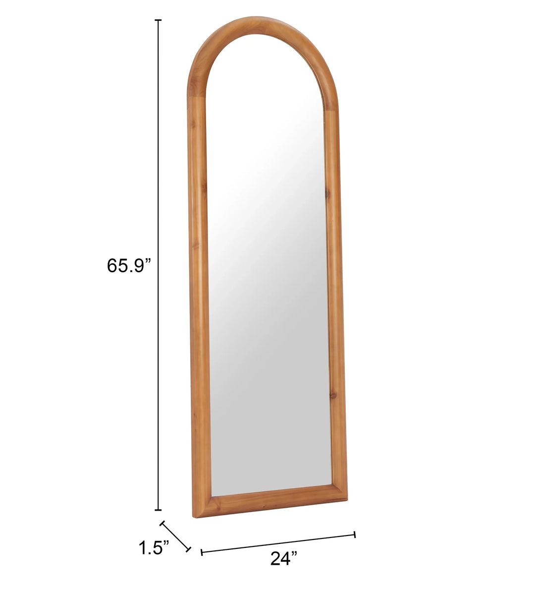 Tur Mirror Natural - AmericanHomeFurniture