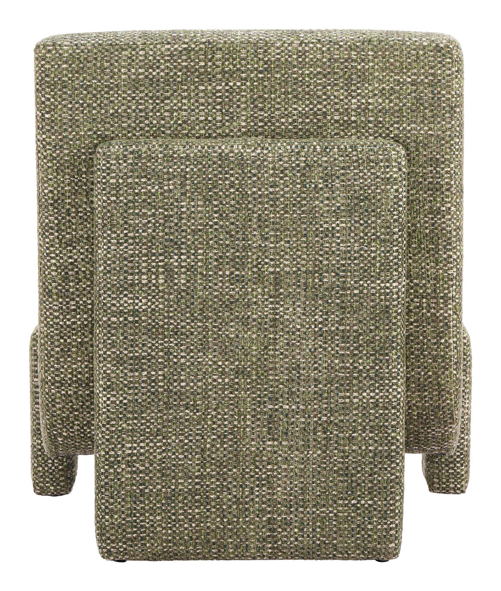 Orleen Accent Chair Checker Green